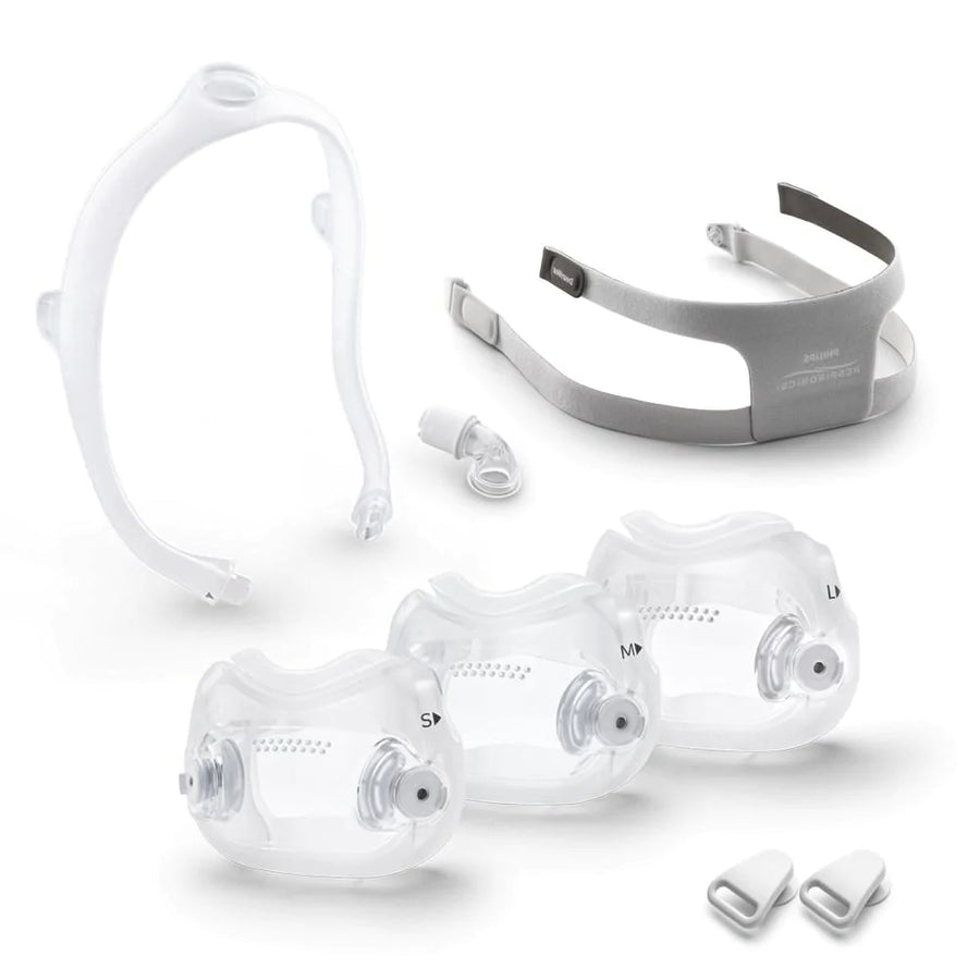 DreamWear Full Face CPAP Mask with Headgear - Fit Pack